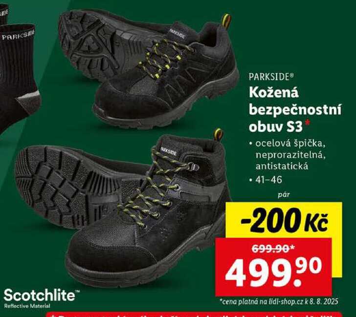 Kožená bezpečnostní obuv S3 