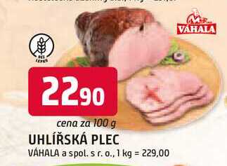 UHLÍŘSKÁ PLEC 100g