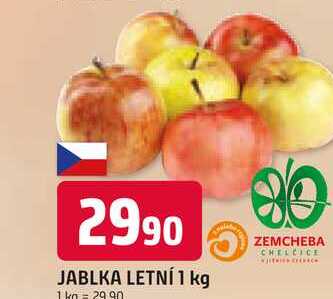 JABLKA LETNÍ 1 kg 