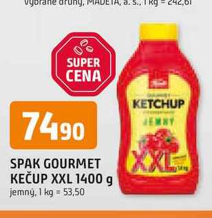 SPAK GOURMET KEČUP XXL 1400 g