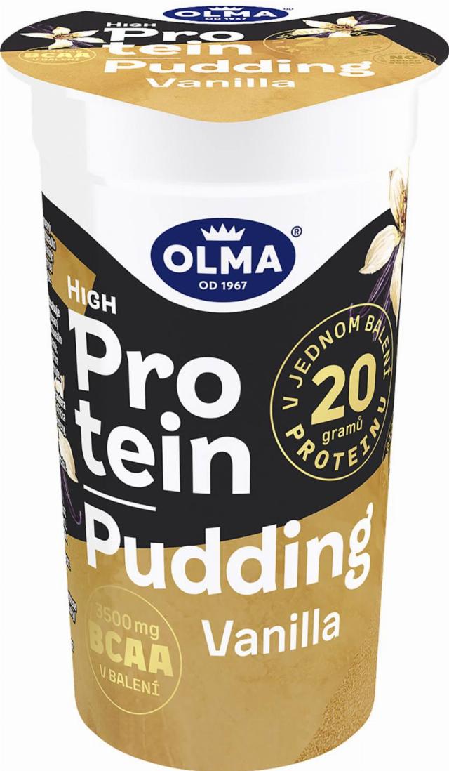 Olma High protein puding vanilka/čokoláda