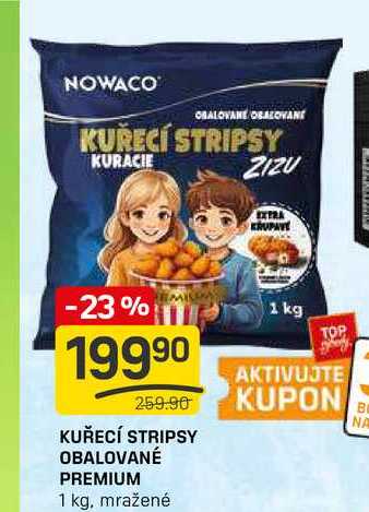 KUŘECÍ STRIPSY OBALOVANÉ PREMIUM 1 kg