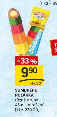 SOMBRÉRO POLÁRKA různé druhy 45 ml