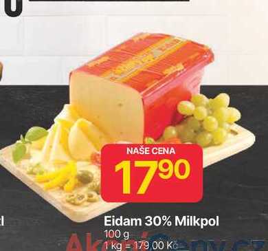 Milkpol Eidam 30% 100 g 