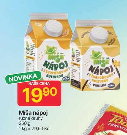 Míša nápoj různé druhy 250 g  
