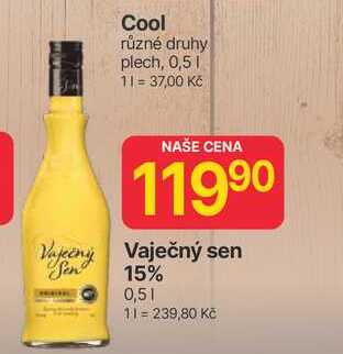 Vaječný sen 15% 0,5l