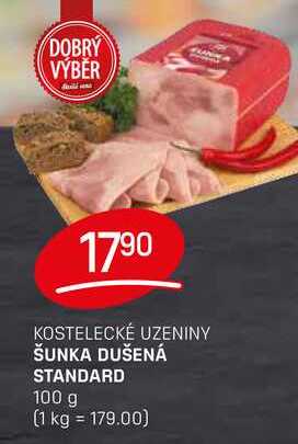 ŠUNKA DUŠENÁ STANDARD 100g