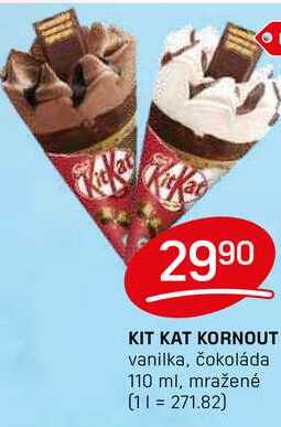 KIT KAT KORNOUT vanilka, čokoláda 110 ml, mražené 