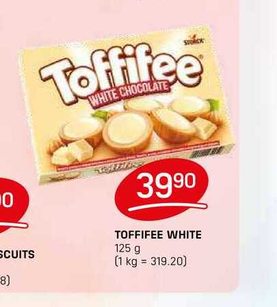 TOFFIFEE WHITE 125 g