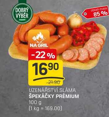 ŠPEKÁČKY PRÉMIUM 100g