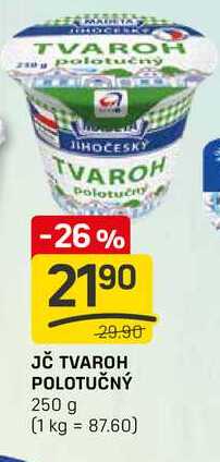 JČ TVAROH POLOTUČNÝ 250 g 