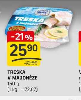 TRESKA V MAJONÉZE 150 g