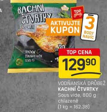 KACHNÍ ČTVRTKY Sous vide, 800 g chlazené