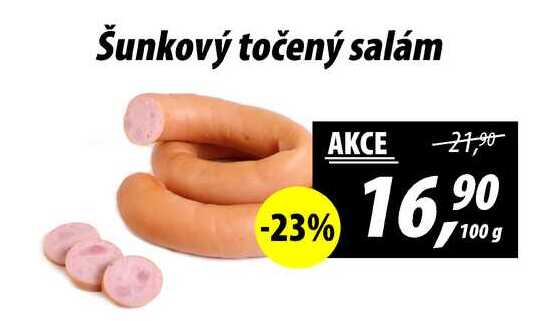 Šunkový točený salám, 100 g 