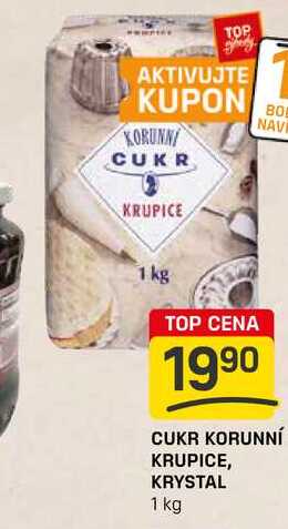 CUKR KORUNNÍ KRUPICE, KRYSTAL 1 kg 