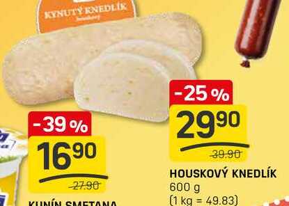 HOUSKOVÝ KNEDLÍK 600 g 