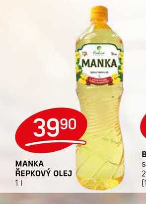 MANKA ŘEPKOVÝ OLEJ 1l