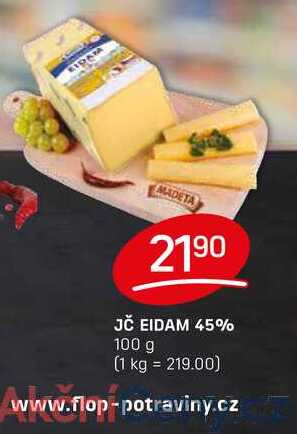 JČ EIDAM 45% 100 g 