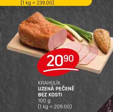 UZENÁ PEČENĚ BEZ KOSTI 100 g