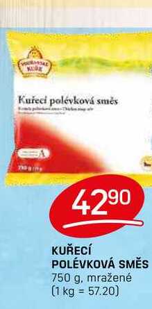KUŘECÍ POLÉVKOVÁ SMĚS 750 g