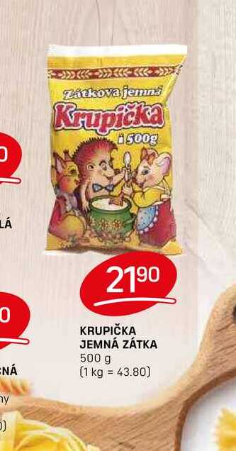 KRUPIČKA JEMNÁ ZÁTKA 500 g