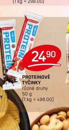 PROTEINOVÉ TYČINKY různé druhy 50 g 