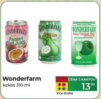 Wonderfarm kokos 310 ml  