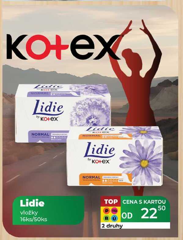 Lidie vložky 16ks/50ks  