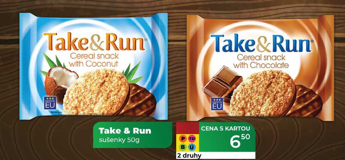 Take & Run sušenky 50g  