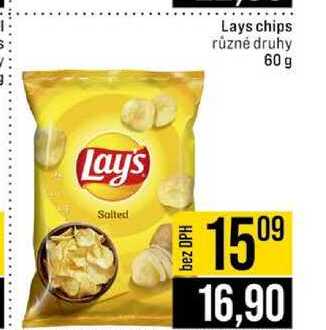 Lays chips různé druhy 60 g