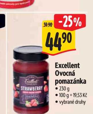   Excellent Ovocná pomazánka  230 g  