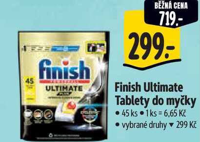   Finish Ultimate Tablety do myčky 45 ks 