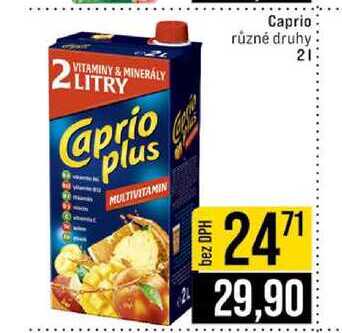 Caprio různé druhy 2l