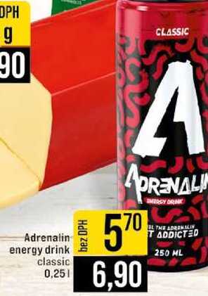 Adrenalin energy drink classic 0,25l