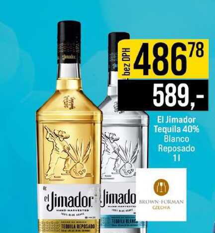 El Jimador Tequila 40% Blanco Reposado 1l