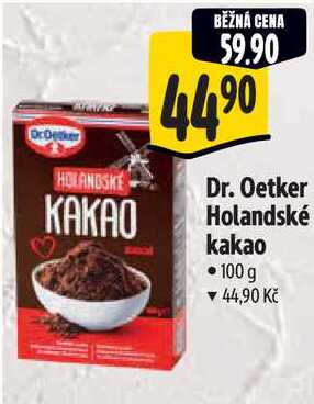 Dr. Oetker Holandské kakao, 100 g