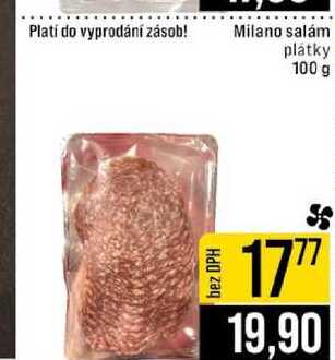 Milano salám platky 100 g 
