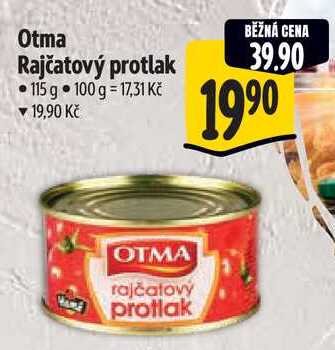 Otma Rajčatový protlak, 115 g 