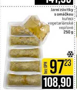 Jarní závitky s omáčkou kuřecí vegetariánské vepřové 250 g