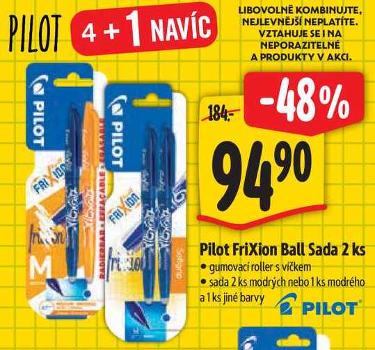 Pilot FriXion Ball Sada 2 ks