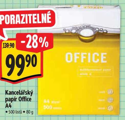 Kancelářský papír Office A4 