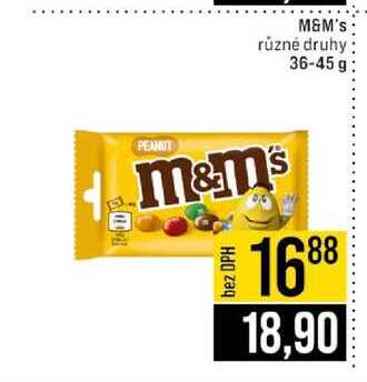 M&M's různé druhy 36-45g