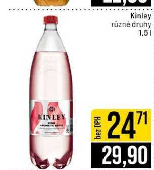 Kinley různé druhy 1,5l