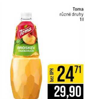 Toma různé druhy 1l