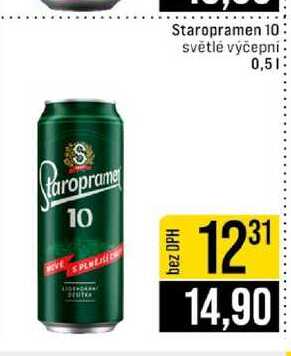 Staropramen 10 světlé výčepní 0,5l