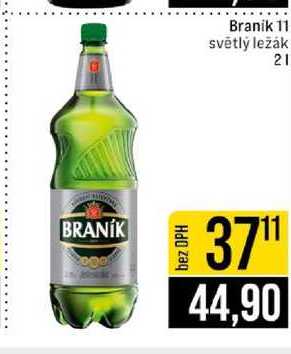 Branik 11 světlý ležák 2l