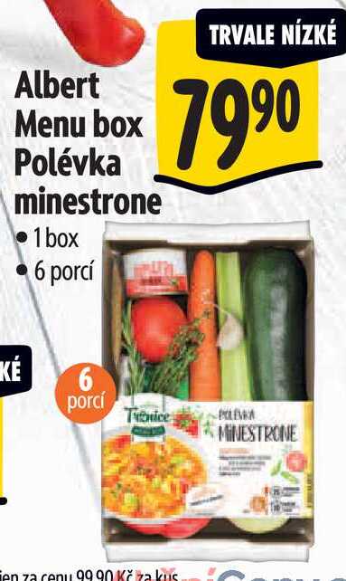 Albert Menu box Polévka minestrone