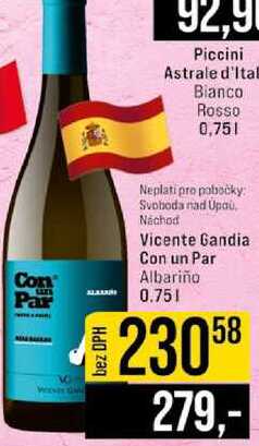 Vicente Gandia Con un Par Albariño 0.75l