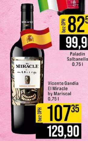 Vicente Gandia El Miracle by Mariscal 0,75l