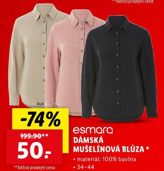 DÁMSKÁ MUŠELÍNOVÁ BLŮZA